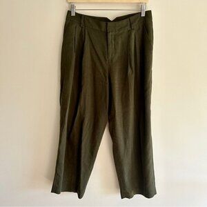 CLUB Monaco Khaki Wide Leg Culotte trousers